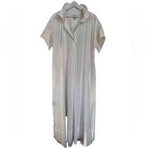 Banana Republic Poplin Trapeze Shirt Dress